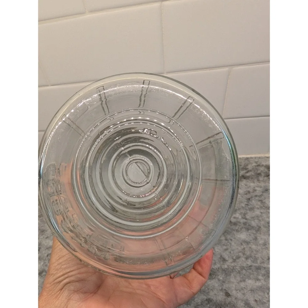 Vintage Ball Perfect Mason Clear Quart Canning Jar With Zinc‎ Lid